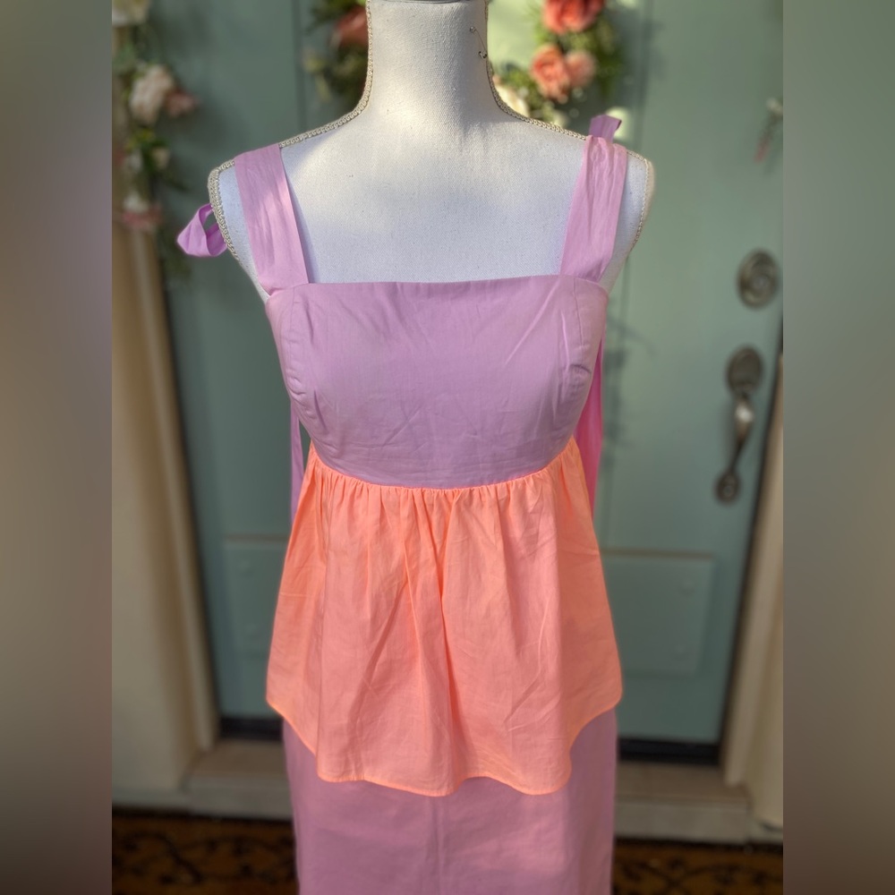 LILLY PULITZER Pink and Orange Cotton Top